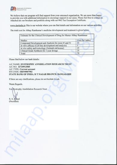DART estimate page 2