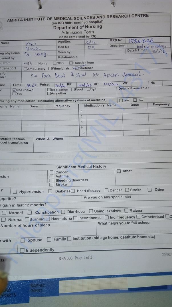 seeking help for 23 yrs boy suffering from Aplastic anemia