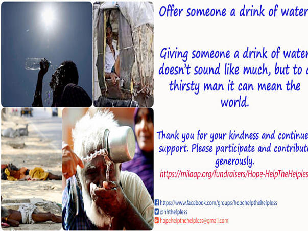Let's pledge to Help the Helpless this summer.