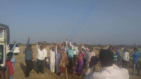 Bride and Groom participated in ShramaDaan @ Ambale Village