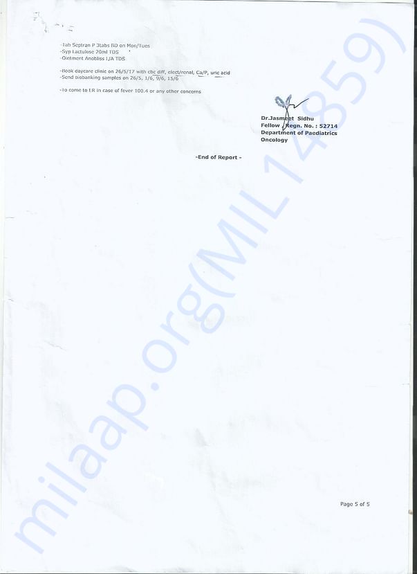 Discharge summary srija 5