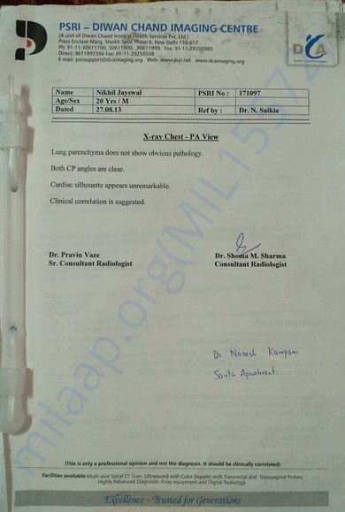 Medical Record - 1