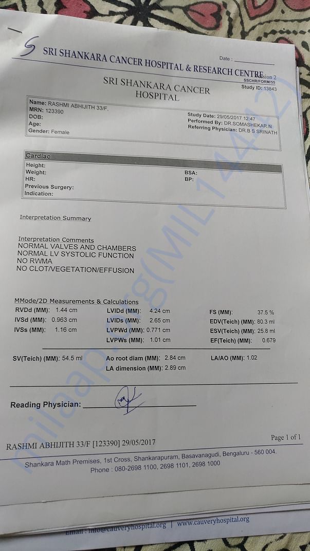 Chest XRay Report