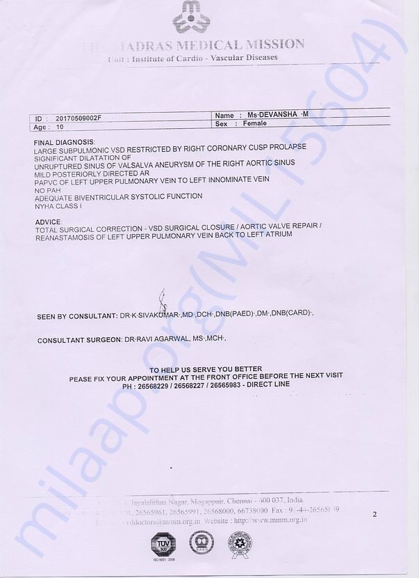 Medical Report Page - 2