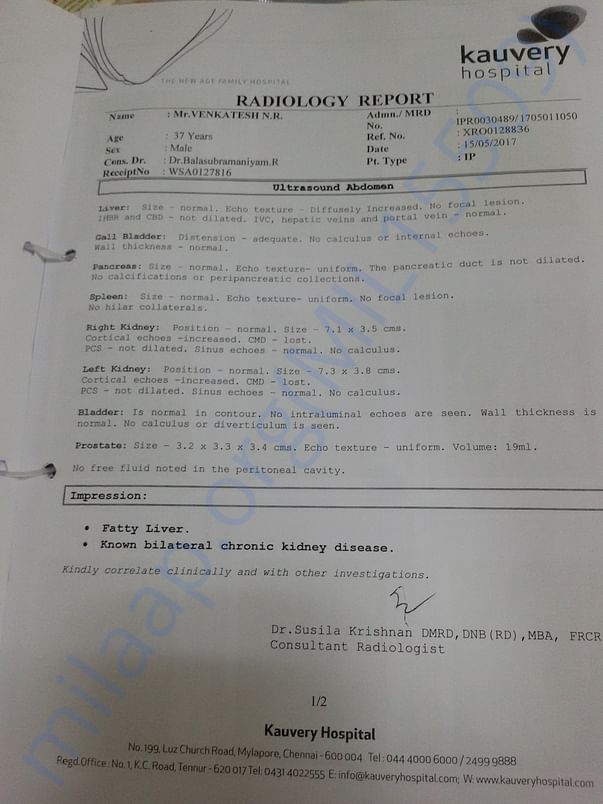Radiology Report