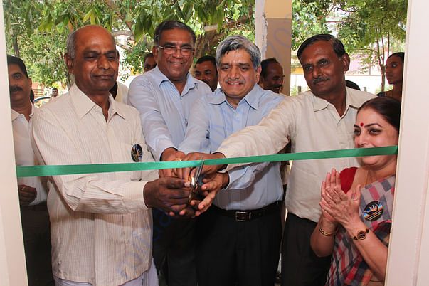 Swachalaya Official Launch at Sri Sharadha school,Tippasandra Village