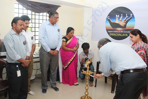 Swachalaya Official Launch at Sri Sharadha school,Tippasandra Village