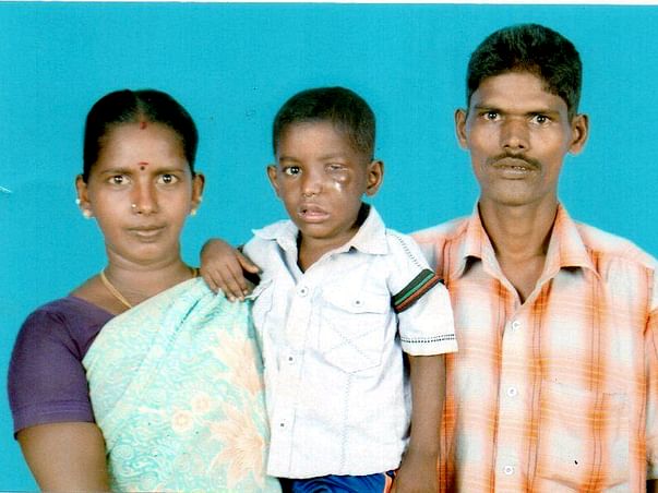Continuing the cancer treatment is painful for this kid