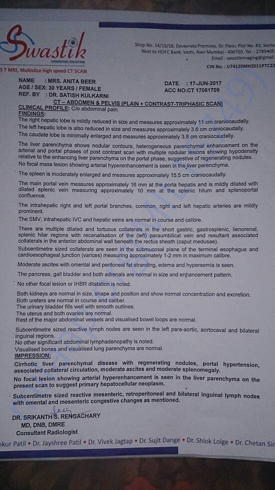 CT- Scan Report...