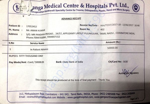 Hospital bills