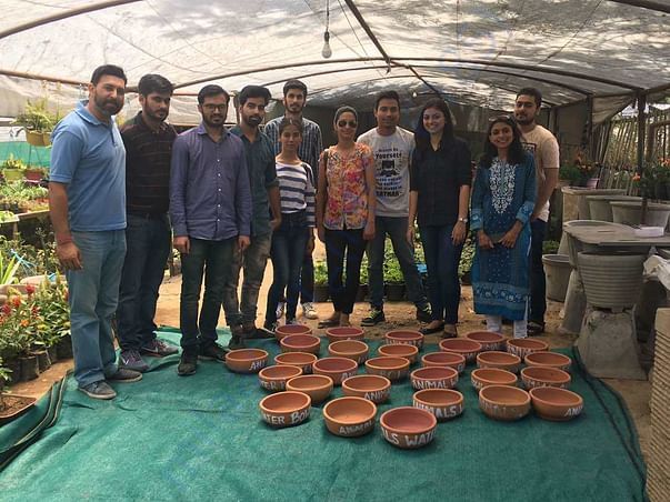 Phase 1 Chandigarh - Water Bowl Painting Event