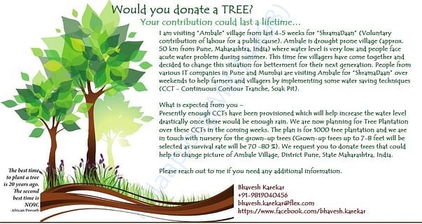 Tree Plantation @ Village Ambale