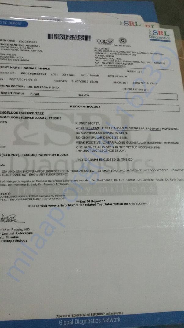 Nair hospital report 1