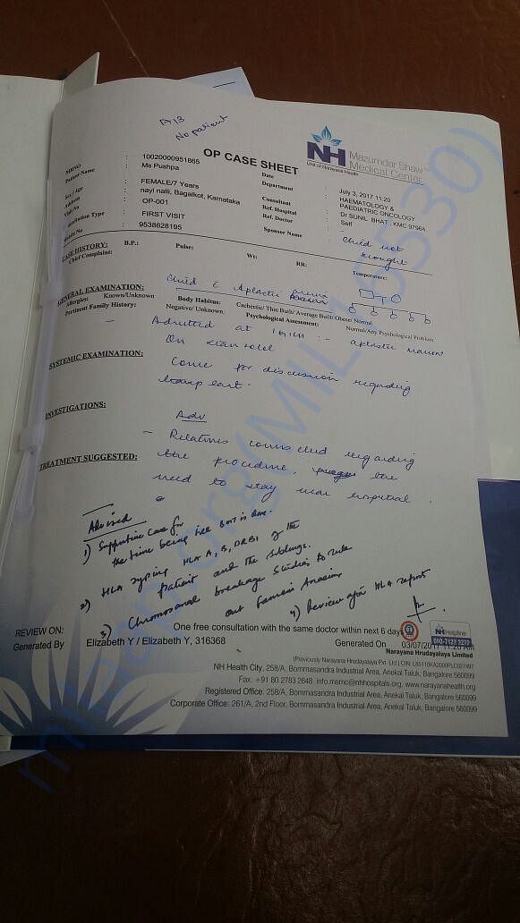 Narayana Hrudyalya Report