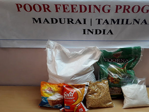 Provide monthly ration for poor family