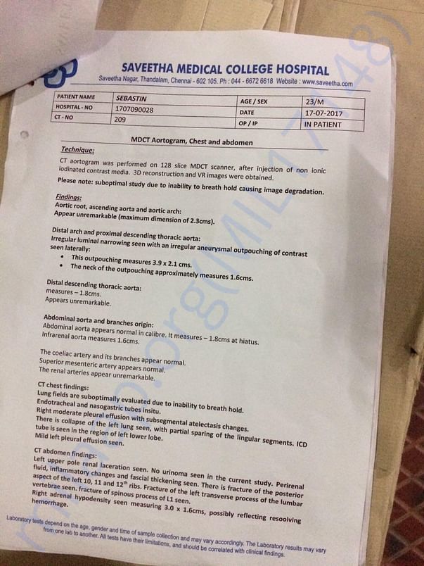 medical document