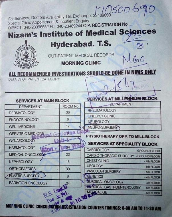 NIMS Hyderabad Admission