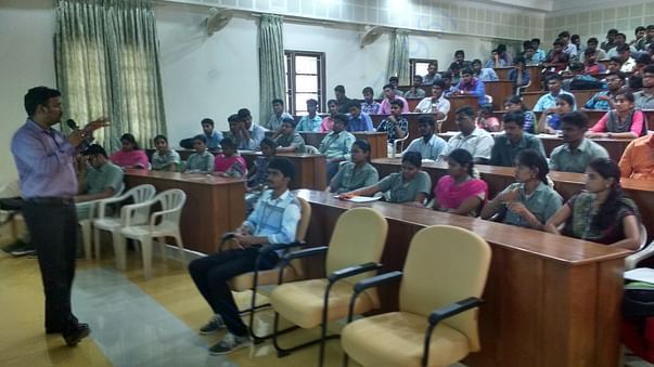 Training Engineering College Students at Pollachi