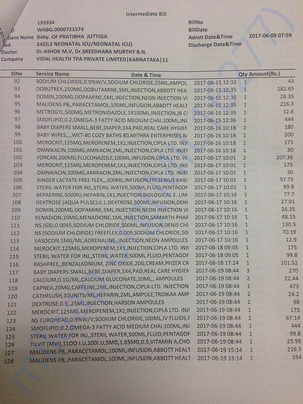Medical bIll 5