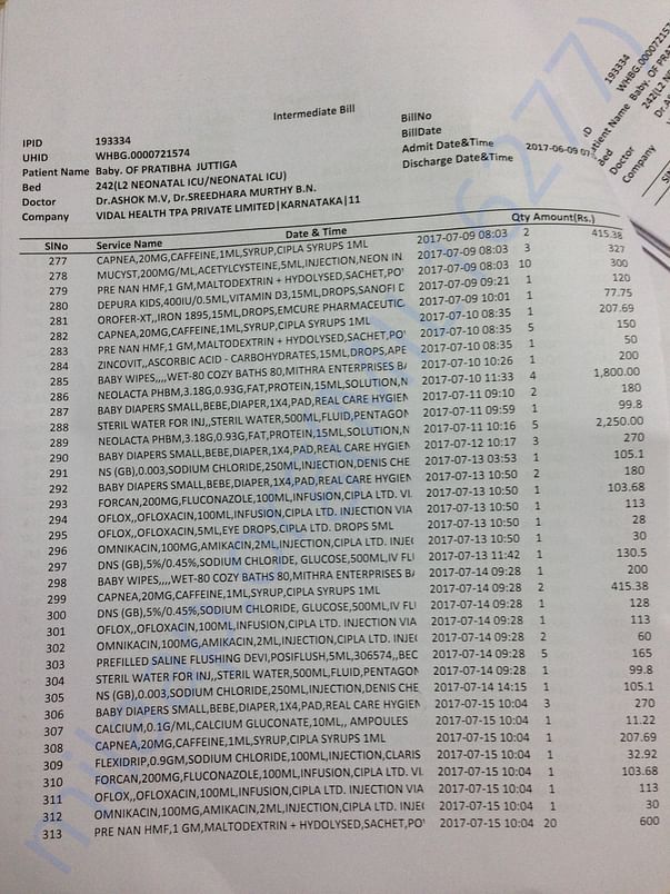 Medical bIll 7