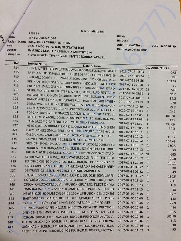 Medical bIll 8