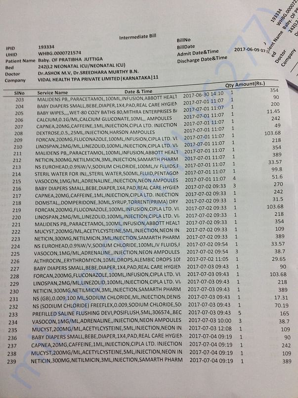 Medical bIll 9