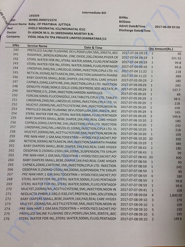 Medical bIll 12