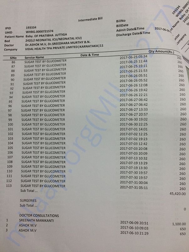 Medical bIll 16