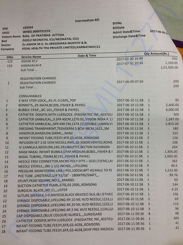 Medical bIll 20