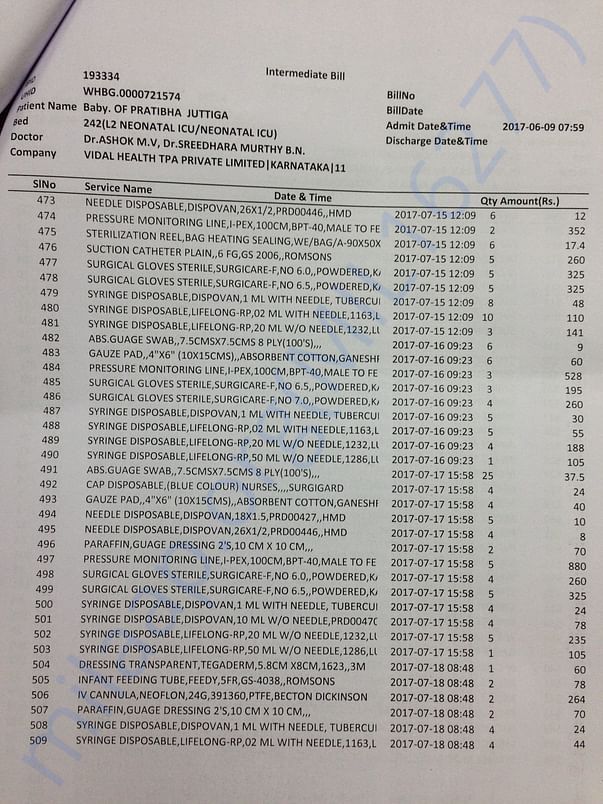 Medical Bill 33
