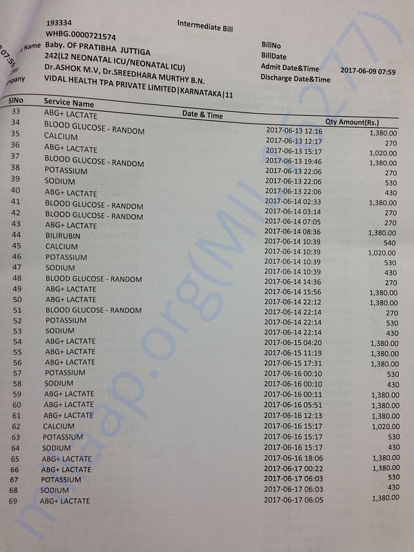 Medical Bill 38