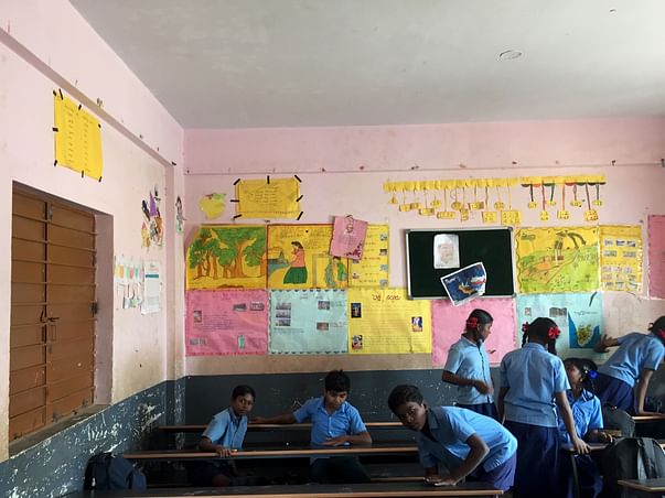 Colouring The Life Of Kids At Doddanekundi Government School
