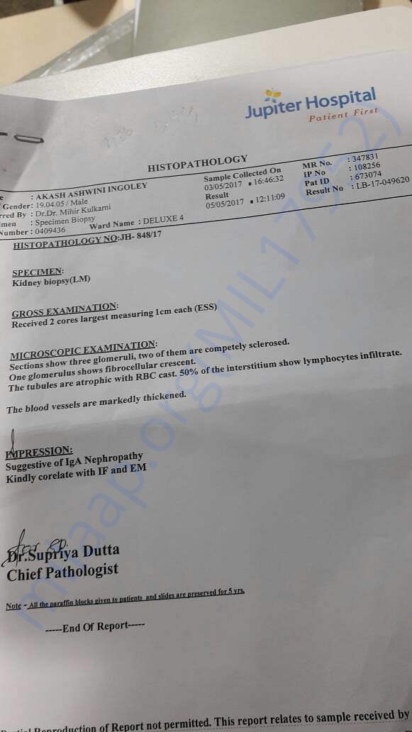 Biopsy Report
