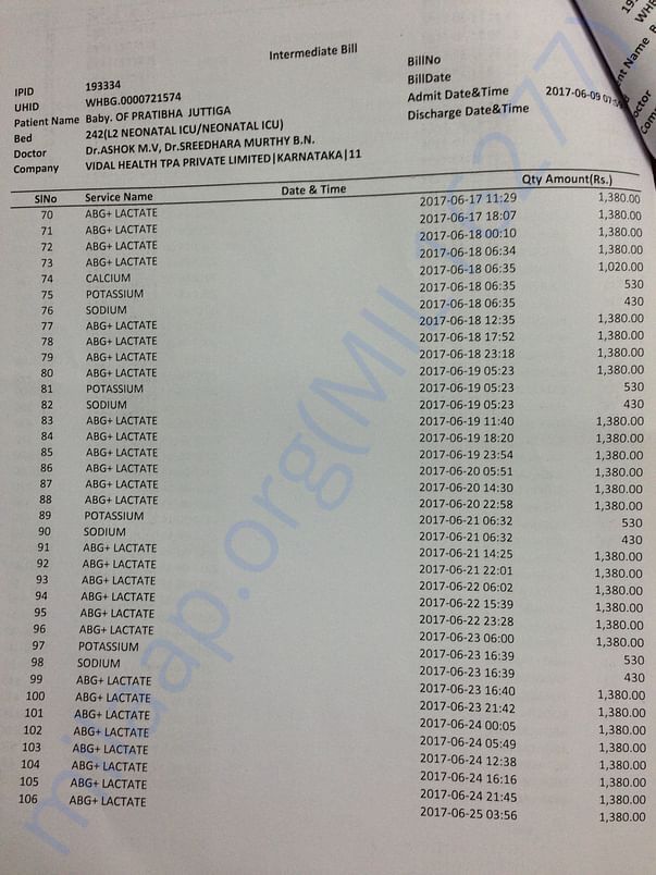 Medical bill 39