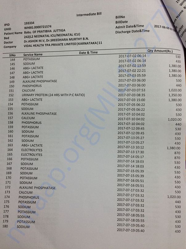 Medical bill 41