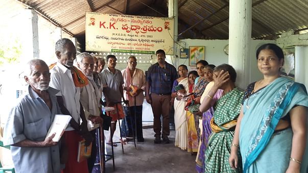 Donation of clothes by Dr.Suresh(BAMS), Vijayawada, on the occassion o