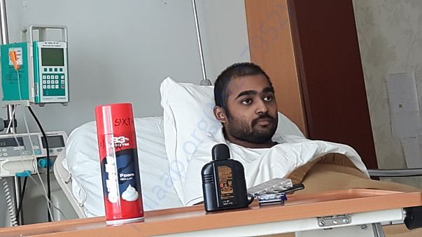 16th Aug 2017 Preparing for clean shave