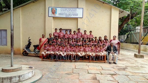 Students in their new uniforms