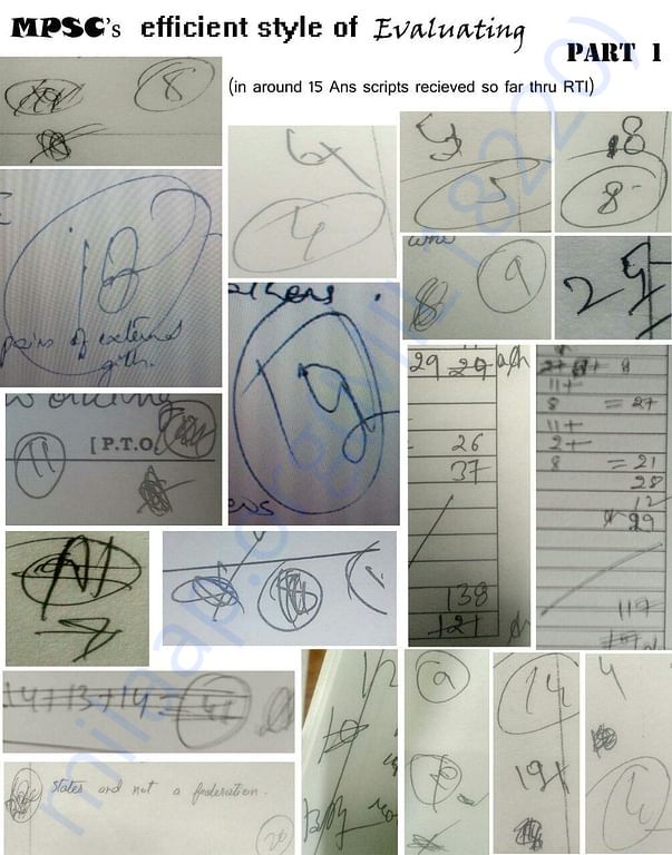 Tampering of Marks in the Exam