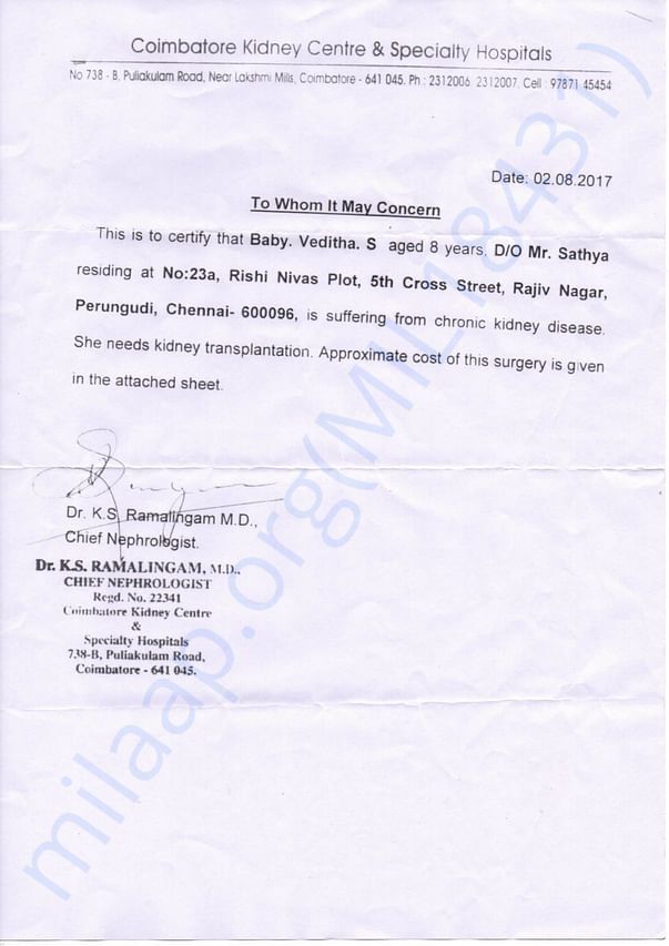 Medical Certificate