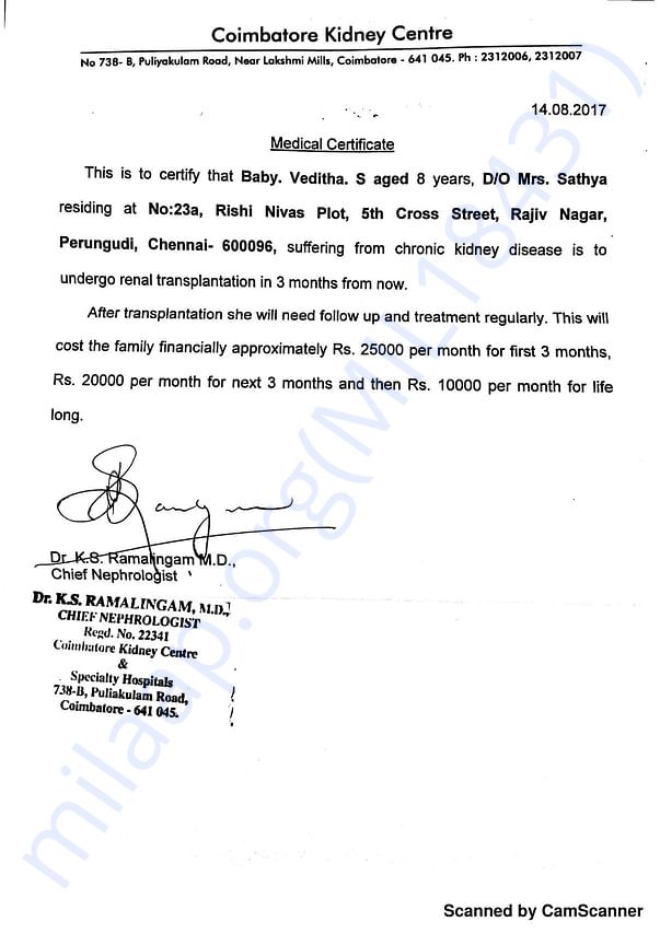 Medical Certificate