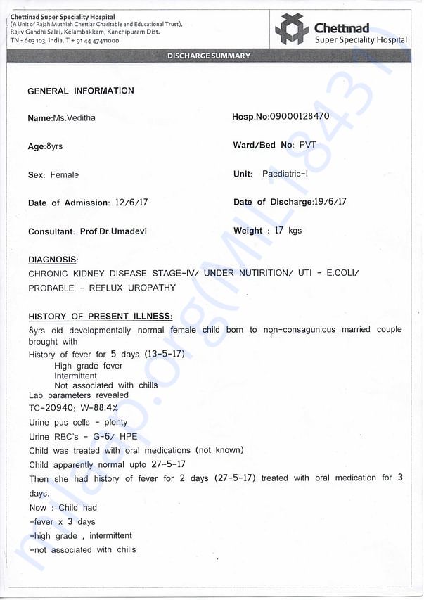Medical Report