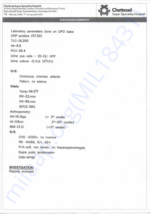 Medical Report