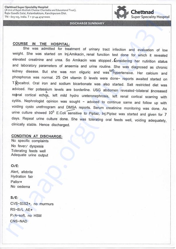 Medical Report