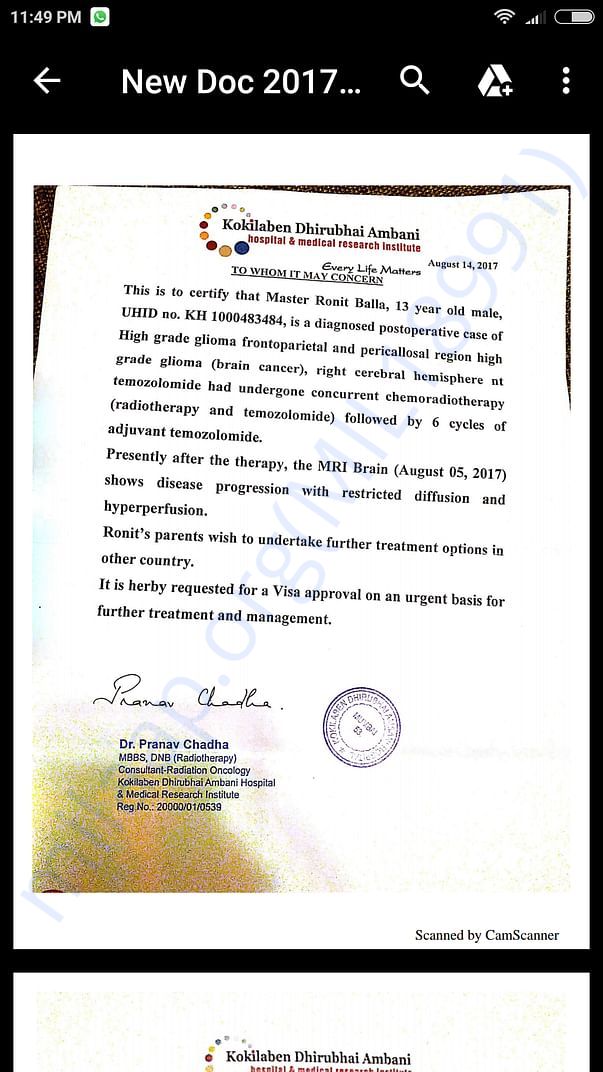 Medical certificates