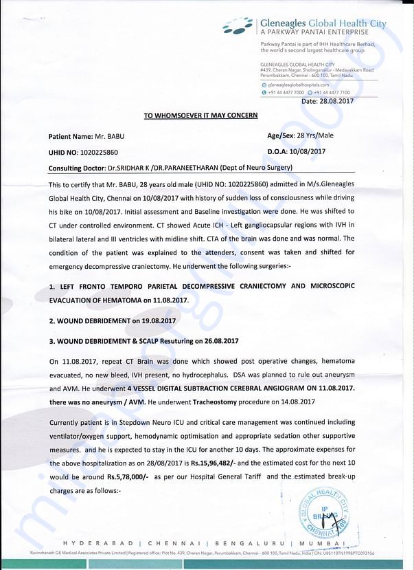 Medical Report from Global Health City