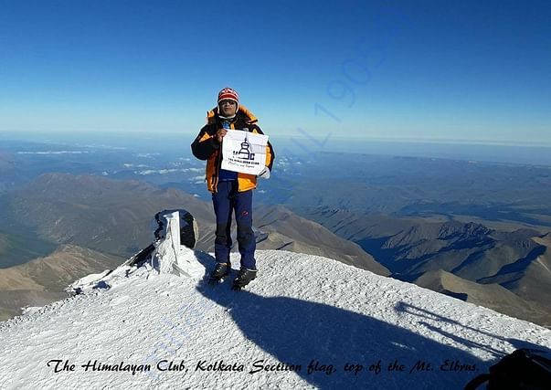 Mt. Elbrus (5642 m) highest point of Europe.