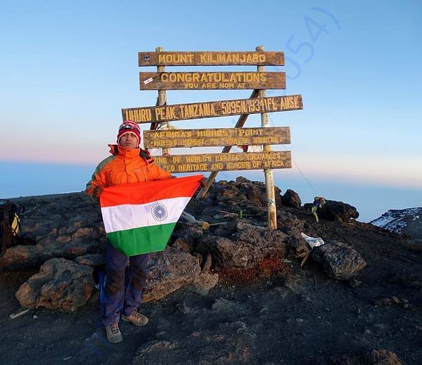 Mt. Kilimanjaro (5895 m) highest point of Africa