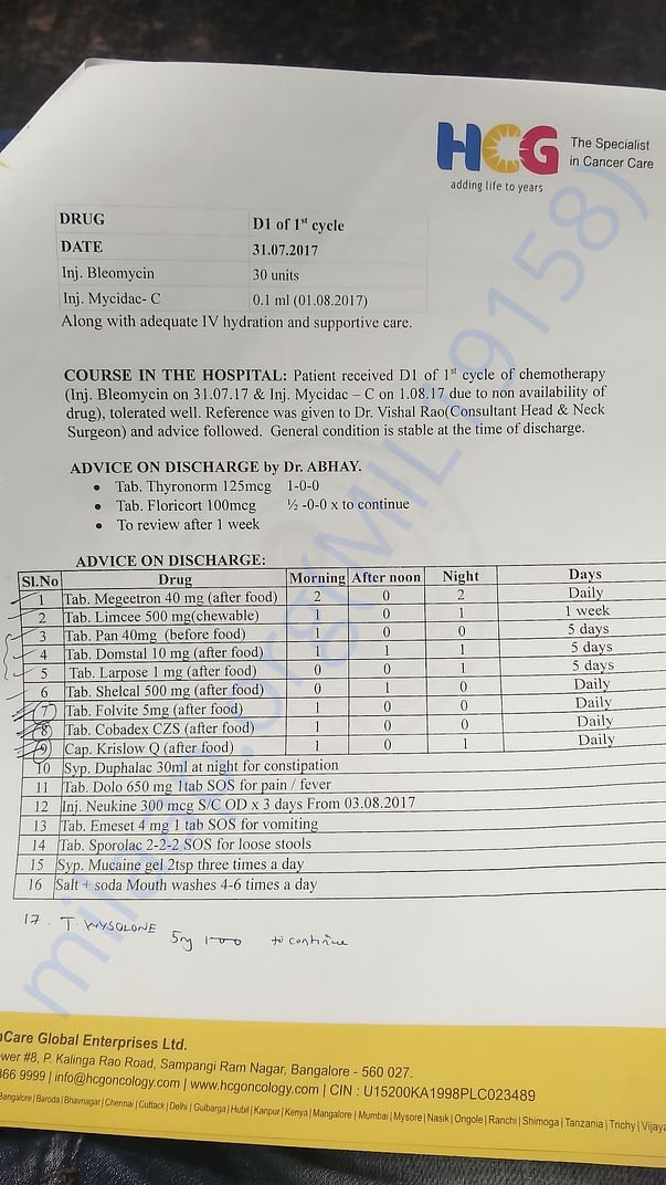 Discharge summary and PET Scan -3