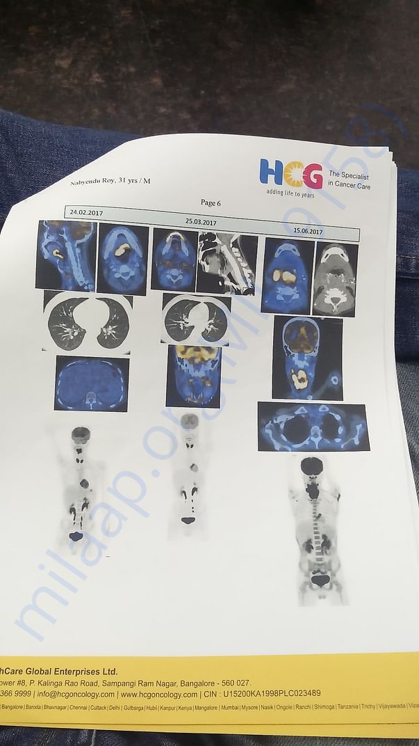Discharge summary and PET Scan-4